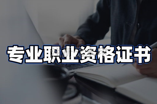 专业职业资格证书
